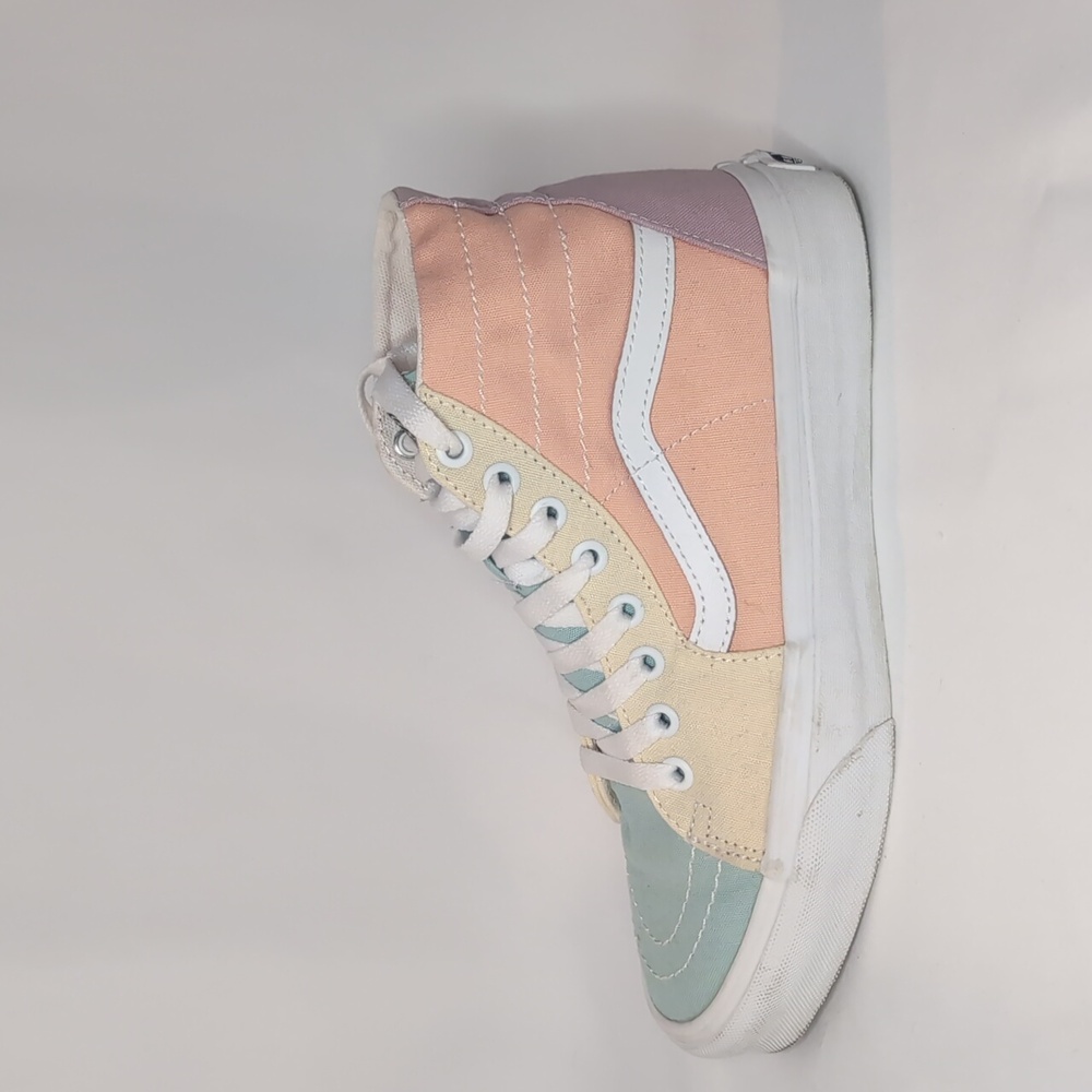 Vans Sk8 Hi Tampered Pastel Block Sneakers - Picture 5 of 12
